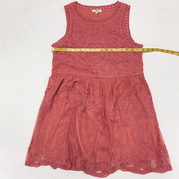 Entro Lace Fit And Flare Sleeveless Dress S - Picture 8 of 9